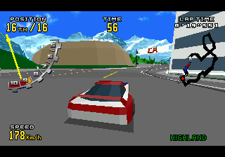 Virtua Racing Deluxe Screenshot 1